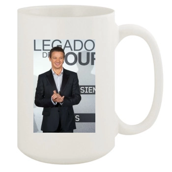 Jeremy Renner 15oz White Mug