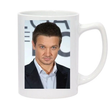 Jeremy Renner 14oz White Statesman Mug