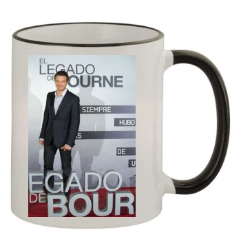 Jeremy Renner 11oz Colored Rim & Handle Mug