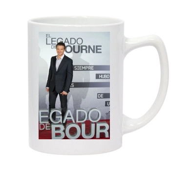 Jeremy Renner 14oz White Statesman Mug