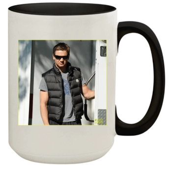 Jeremy Renner 15oz Colored Inner & Handle Mug