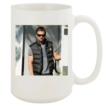 Jeremy Renner 15oz White Mug