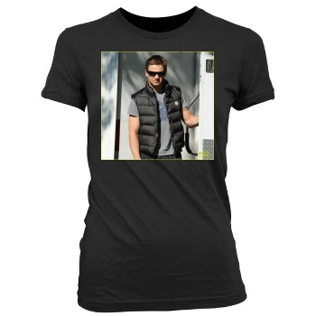 Jeremy Renner Women's Junior Cut Crewneck T-Shirt