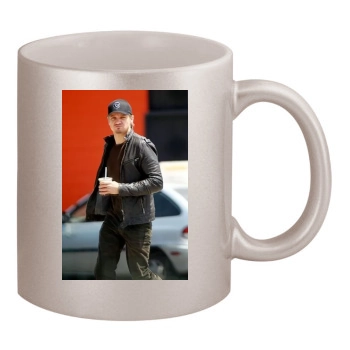 Jeremy Renner 11oz Metallic Silver Mug