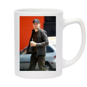 Jeremy Renner 14oz White Statesman Mug