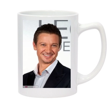 Jeremy Renner 14oz White Statesman Mug