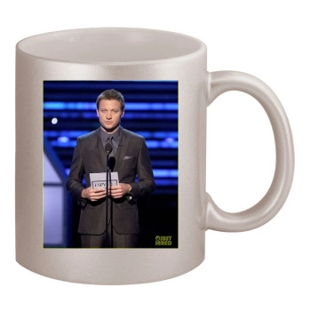 Jeremy Renner 11oz Metallic Silver Mug