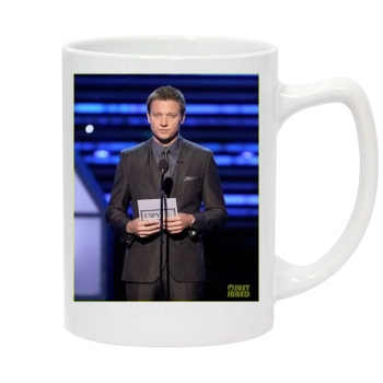 Jeremy Renner 14oz White Statesman Mug