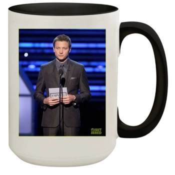 Jeremy Renner 15oz Colored Inner & Handle Mug