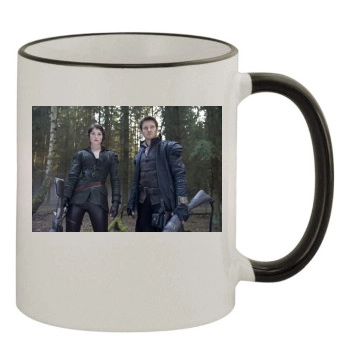 Jeremy Renner 11oz Colored Rim & Handle Mug