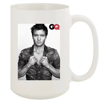 Jeremy Renner 15oz White Mug