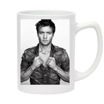 Jeremy Renner 14oz White Statesman Mug