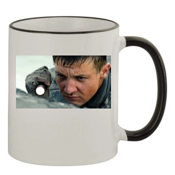 Jeremy Renner 11oz Colored Rim & Handle Mug