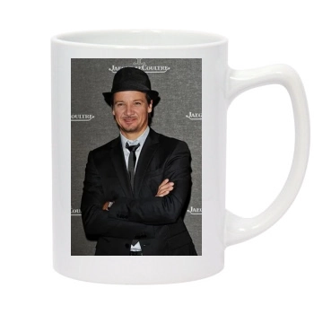 Jeremy Renner 14oz White Statesman Mug