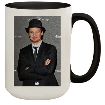 Jeremy Renner 15oz Colored Inner & Handle Mug