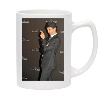 Jeremy Renner 14oz White Statesman Mug