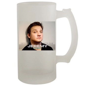 Jeremy Renner 16oz Frosted Beer Stein