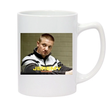 Jeremy Renner 14oz White Statesman Mug