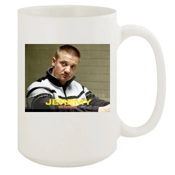 Jeremy Renner 15oz White Mug