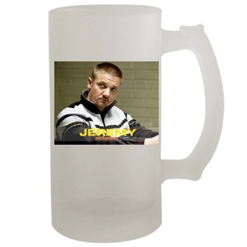 Jeremy Renner 16oz Frosted Beer Stein