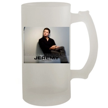 Jeremy Renner 16oz Frosted Beer Stein