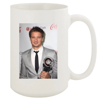 Jeremy Renner 15oz White Mug