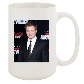 Jeremy Renner 15oz White Mug