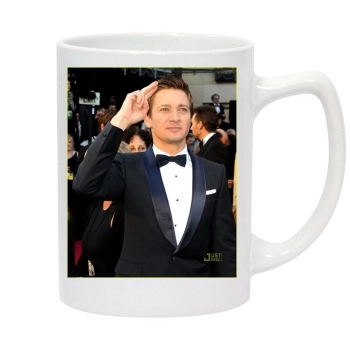 Jeremy Renner 14oz White Statesman Mug