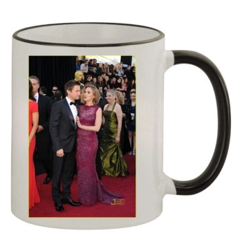 Jeremy Renner 11oz Colored Rim & Handle Mug