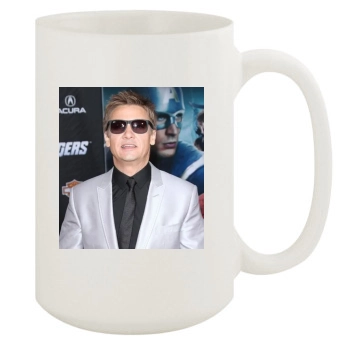 Jeremy Renner 15oz White Mug