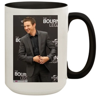 Jeremy Renner 15oz Colored Inner & Handle Mug