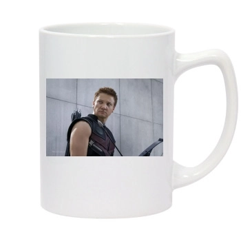 Jeremy Renner 14oz White Statesman Mug