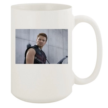 Jeremy Renner 15oz White Mug