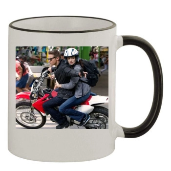 Jeremy Renner 11oz Colored Rim & Handle Mug