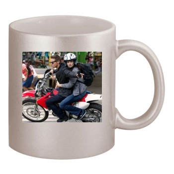 Jeremy Renner 11oz Metallic Silver Mug