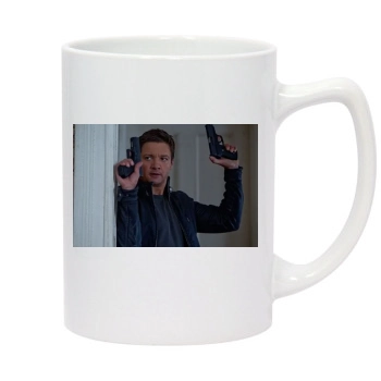 Jeremy Renner 14oz White Statesman Mug