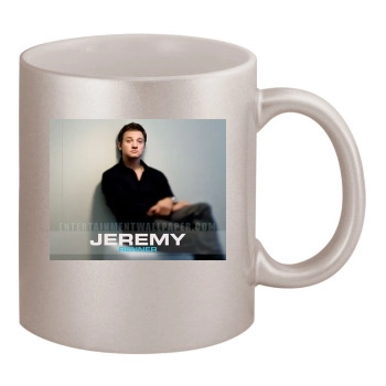 Jeremy Renner 11oz Metallic Silver Mug