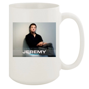 Jeremy Renner 15oz White Mug