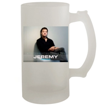 Jeremy Renner 16oz Frosted Beer Stein