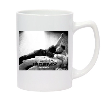 Jeremy Renner 14oz White Statesman Mug