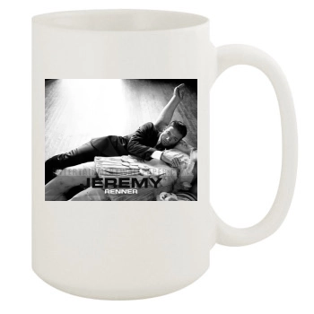 Jeremy Renner 15oz White Mug