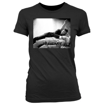 Jeremy Renner Women's Junior Cut Crewneck T-Shirt