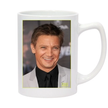 Jeremy Renner 14oz White Statesman Mug