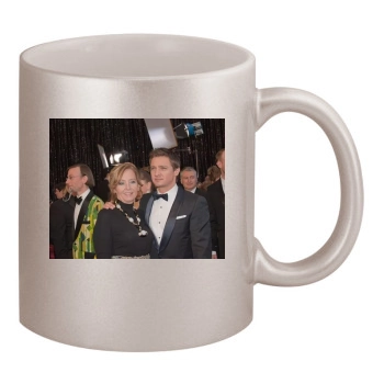 Jeremy Renner 11oz Metallic Silver Mug