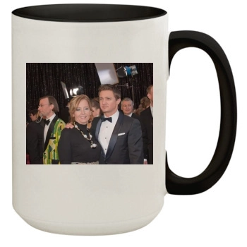 Jeremy Renner 15oz Colored Inner & Handle Mug