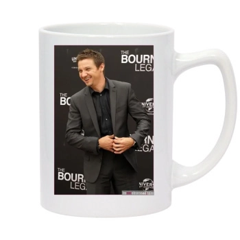 Jeremy Renner 14oz White Statesman Mug