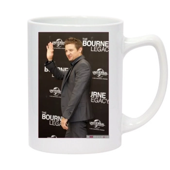 Jeremy Renner 14oz White Statesman Mug