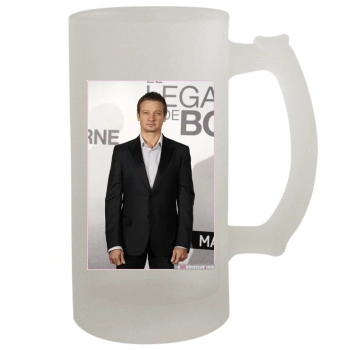 Jeremy Renner 16oz Frosted Beer Stein