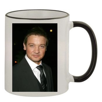 Jeremy Renner 11oz Colored Rim & Handle Mug