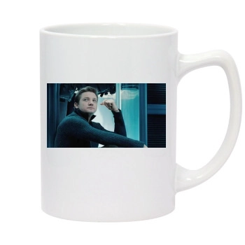 Jeremy Renner 14oz White Statesman Mug